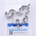 Prancing Unicorn Cookie Cutter - Stainless Steel - B06Y3X444F